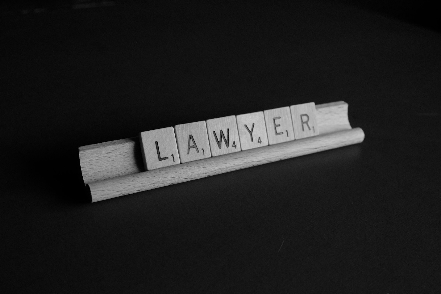 : lawyer Scrabble tiles saying lawyer