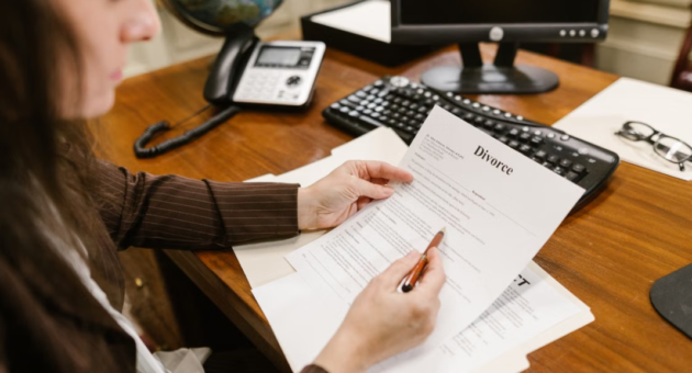Reviewing divorce paperwork carefully helps ensure all details are correct before filing with the court.
