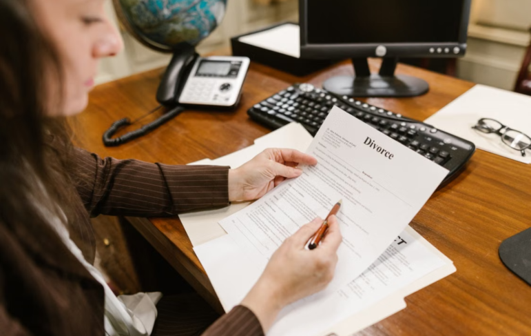 Reviewing divorce paperwork carefully helps ensure all details are correct before filing with the court.
